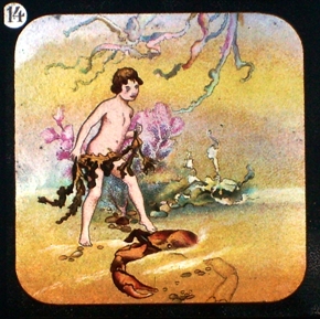 THE WATER-BABIES - magic lantern slide